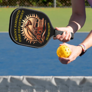 Raquette De Pickleball Fiery Valor Intricablement Héroïque Conception De 