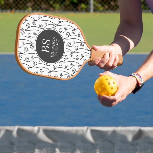 Raquette De Pickleball Flèches noires et blanches (Insitu)