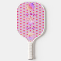 Raquette de Pickleball Fleur Bohème Rose Tomboy