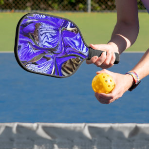 Raquette De Pickleball Fleur Iris Violet