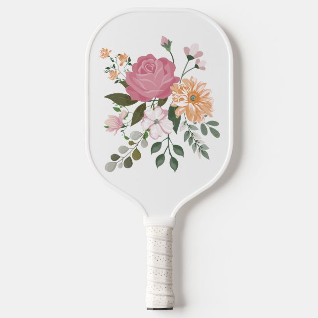 Raquette De Pickleball Fleurs d'eau (Recto)