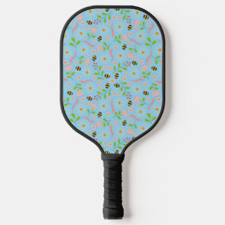 Raquette De Pickleball Fleurs et créatures inspirées de la nature