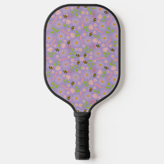 Raquette De Pickleball Fleurs et créatures inspirées de la nature