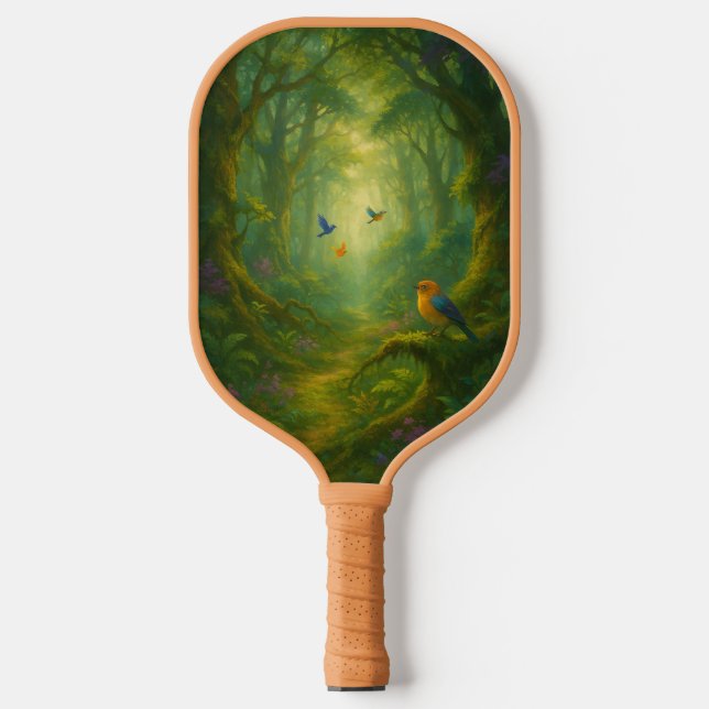 Raquette De Pickleball Flight of Dreams in Woodland Shadows (Recto)