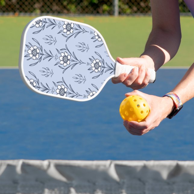Raquette De Pickleball Floral bleu (Insitu)