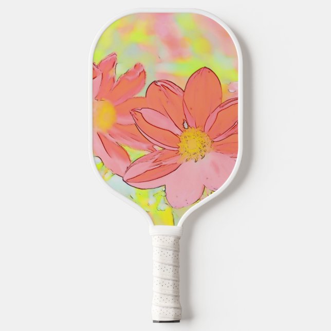 Raquette De Pickleball Floral Pickleball Paddle (Recto)