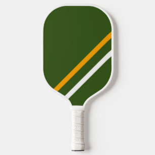 Raquette De Pickleball Forêt Vert lisse Jaune Blanc Racing raypes