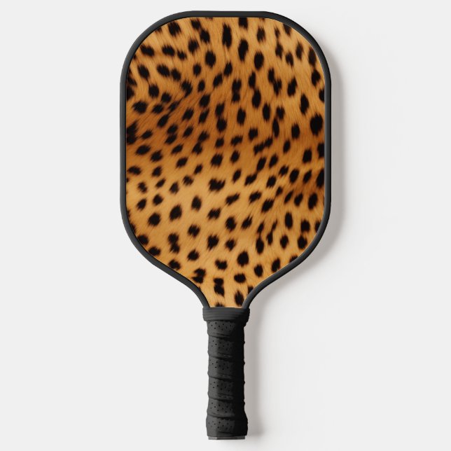 Raquette De Pickleball Fourrure animale Cheetah (Recto)