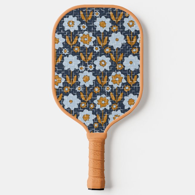 Raquette De Pickleball Fragments de fleurs (Verso)