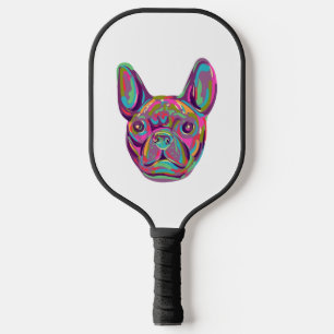 Raquette De Pickleball French Bulldog Tête Française Pop style art