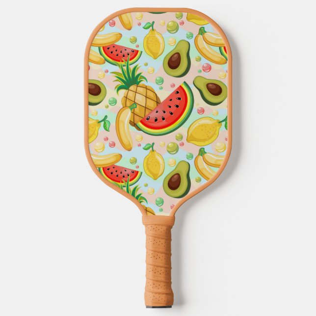 Raquette De Pickleball Fruits d'été frais Motif (Recto)
