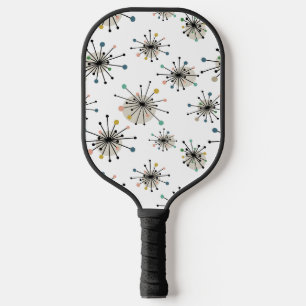 Raquette De Pickleball Funky Atomic Starburst Mid Century Motif moderne