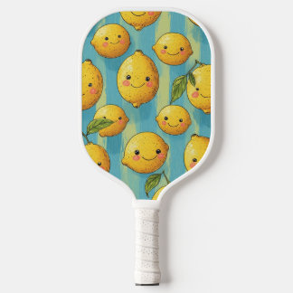 Raquette De Pickleball Funny Lemon Faces