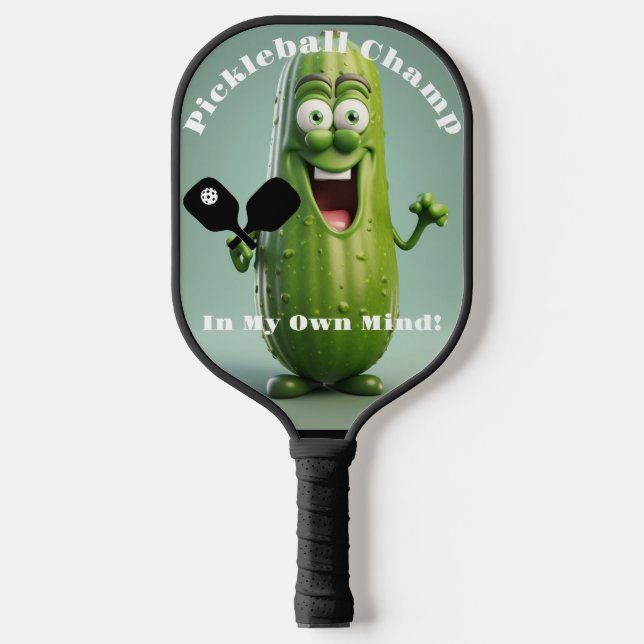 Raquette De Pickleball Funny Pickleball Champ Pickleball Paddle (Recto)