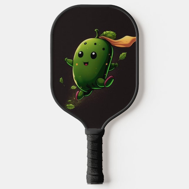 Raquette De Pickleball Funny Pickleball Paddle Pickle héros (Recto)