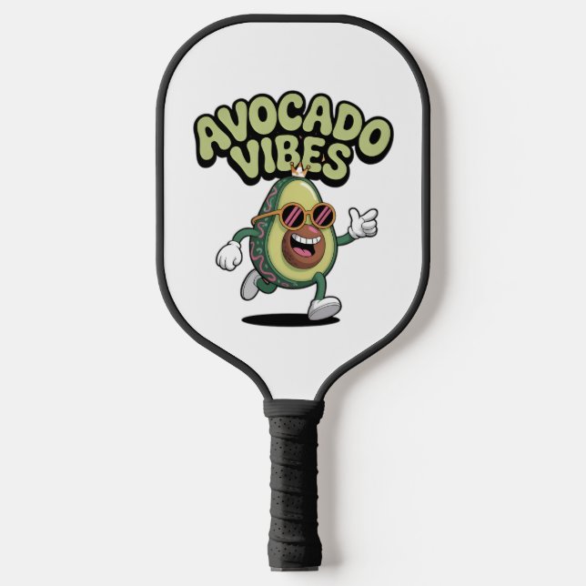 Raquette De Pickleball Funny Sunglasses Avocado (Recto)