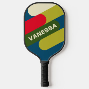 Raquette De Pickleball Fusion de Rugby Rétro avec Nom
