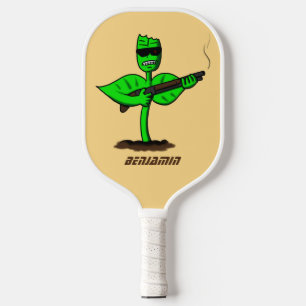 Raquette De Pickleball Germinator cyborg plante dessin humoristique