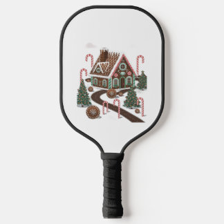Raquette De Pickleball Gingerbread Cookie Wonderland