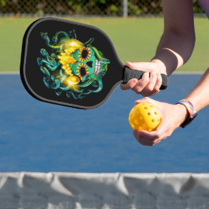 Raquette De Pickleball Gothique Medusa Sugar Skull