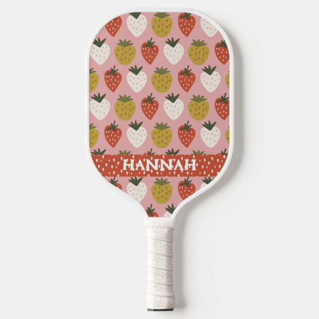 Raquette De Pickleball Graine de fraise Pickleball personnalisé Paddle (Recto)