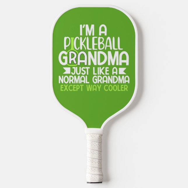 Raquette De Pickleball Grand-mère fierté, fête des mères présent (Recto)