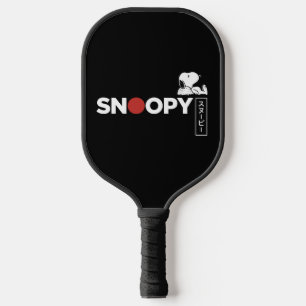 Raquette De Pickleball Graphique de typographie japonaise Snoopy