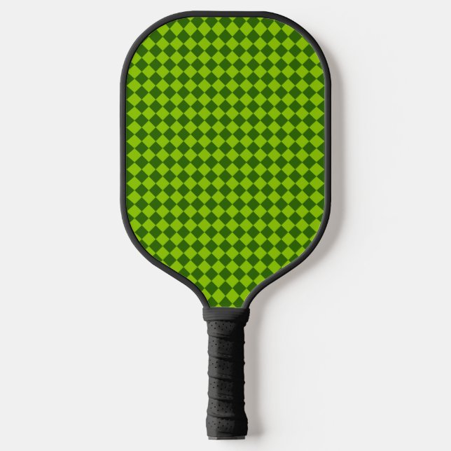 Raquette De Pickleball Green Combination Diamond Motif par STaylor (Recto)