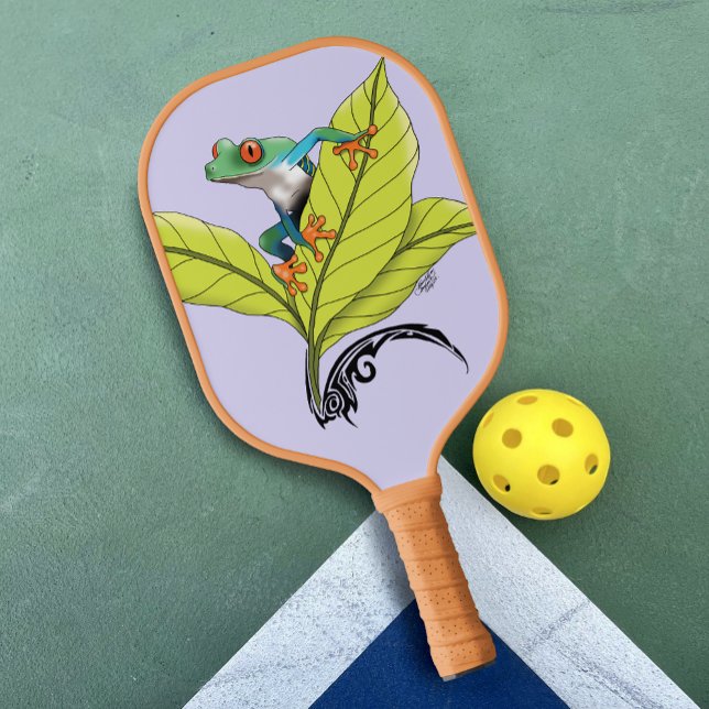 Raquette De Pickleball Grenouille à arbre rouge (Créateur téléchargé)