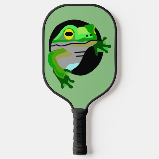 Raquette De Pickleball Grenouille verte (Recto)