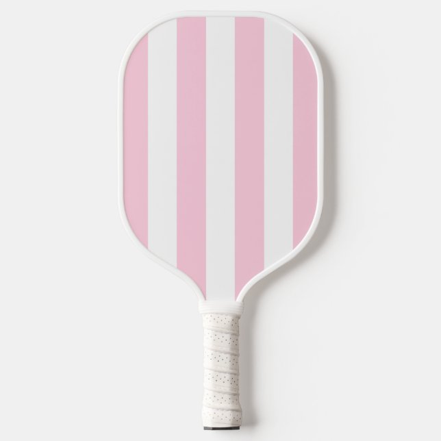 Raquette De Pickleball Grille rose et blanche | Cabane (Recto)