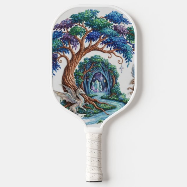 Raquette De Pickleball Guardian of the Crystal Cave (Recto)