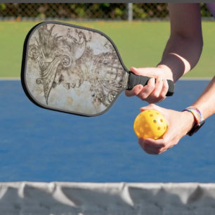 Raquette De Pickleball Guerrier casqué de Léonard