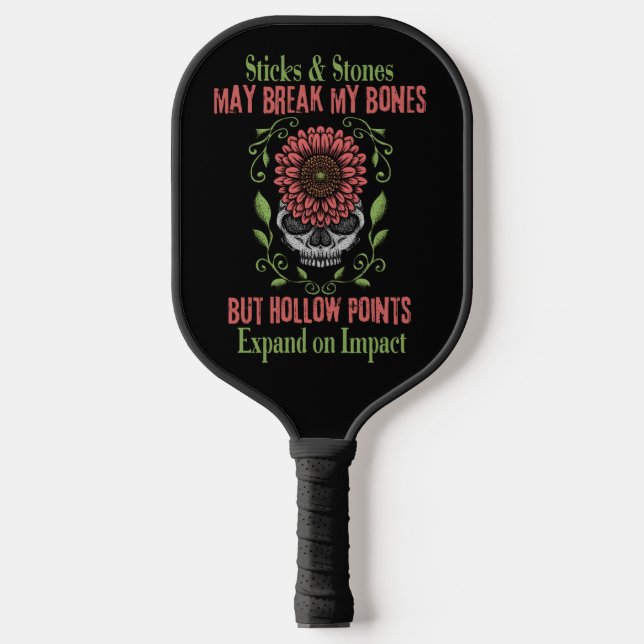 Raquette De Pickleball Gun Lover Pickleball Paddle Funny 2A Design (Recto)