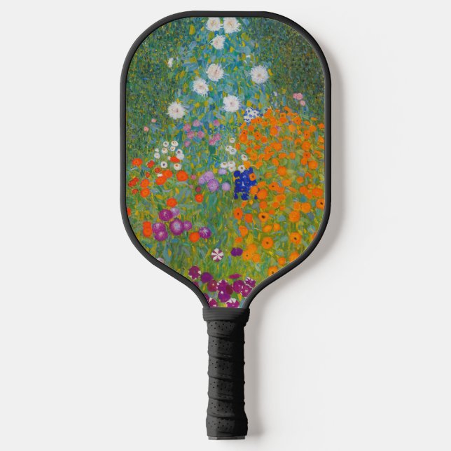 Raquette De Pickleball Gustav Klimt - Jardin des fleurs (Recto)