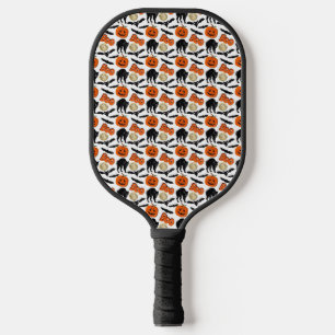 Raquette De Pickleball Halloween Chats Chat Citrouille Et Lune Dessin