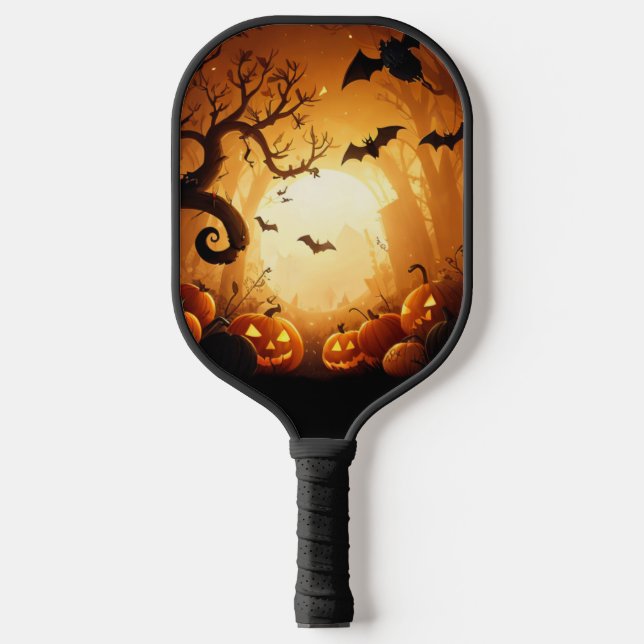 Raquette De Pickleball Halloween/chauve-souris/Citrouille/automne (Recto)