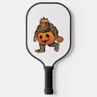 Raquette De Pickleball Halloween Citrouille Bigfoot
