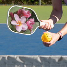 Hibiscus et Plumeria Pickleball Racket