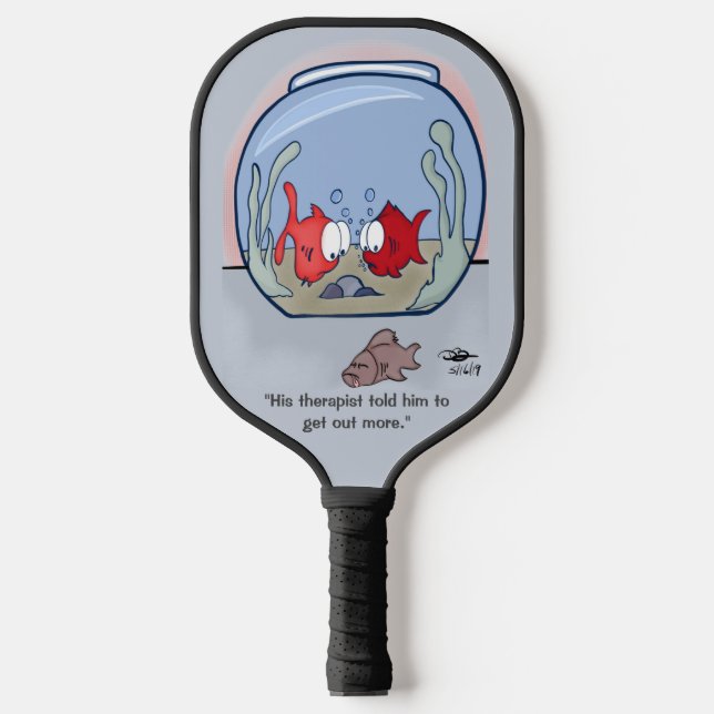 Raquette De Pickleball Histoire drôle de poisson (Recto)