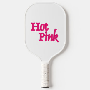 Raquette De Pickleball Hot Pink nom blanc pagaie à pickleball