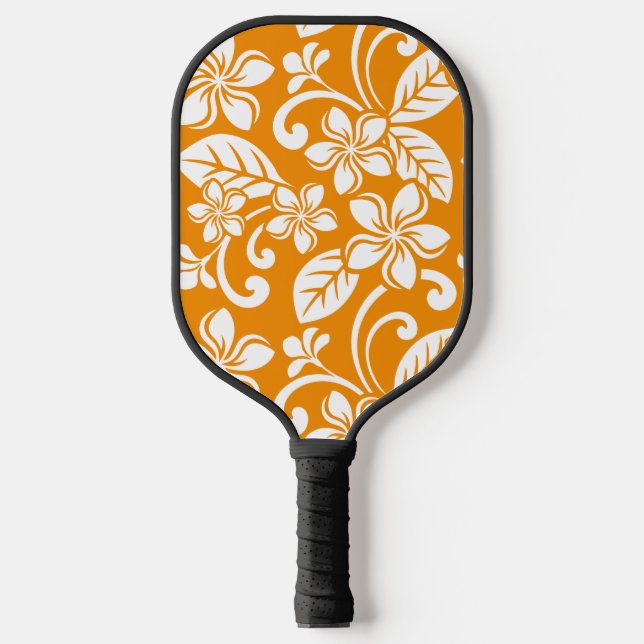 RAQUETTE DE PICKLEBALL ÎLE PLUMERIA (ORANGE) (Recto)