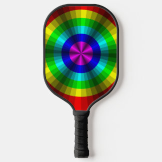 Raquette De Pickleball Illusion optique arc-en-ciel