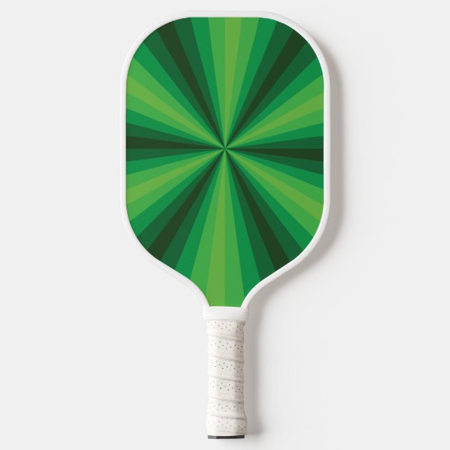 Raquette De Pickleball Illusion optique verte (Recto)