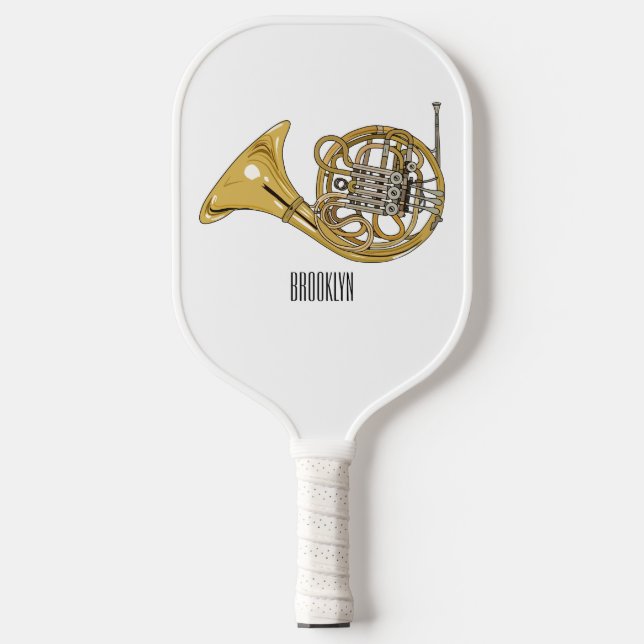 Raquette De Pickleball Illustration de corne française (Recto)