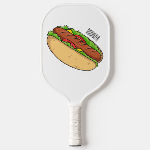 Raquette De Pickleball Illustration de Hot dog