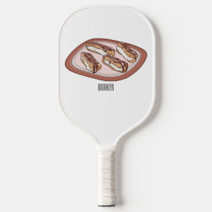 Raquette De Pickleball Illustration de l'éclair de chocolat