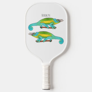 Raquette De Pickleball Illustration du caméléon de Jackson