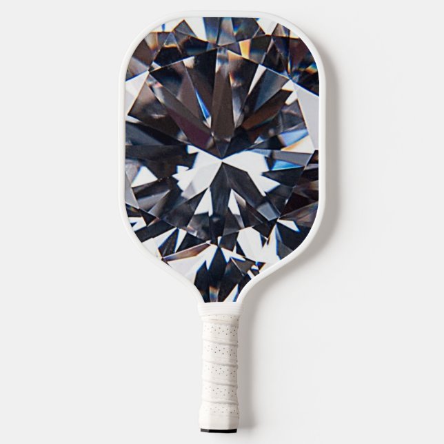 Raquette De Pickleball Image diamant élégante facettée (Verso)