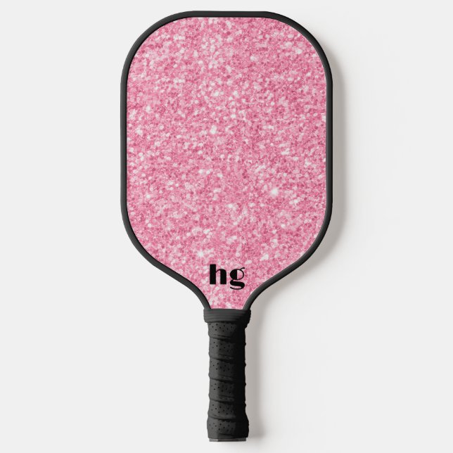 Raquette De Pickleball Image texture parties scintillant rose (Recto)